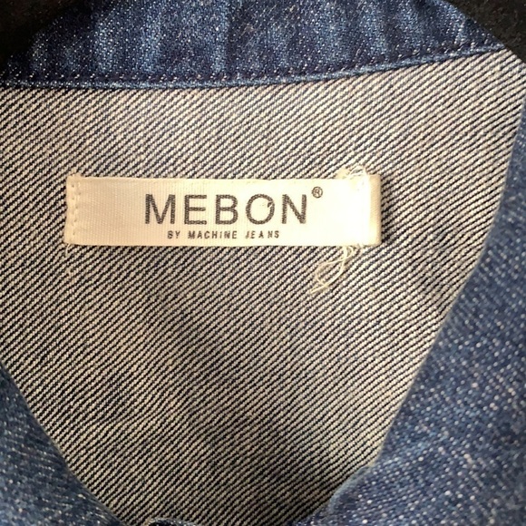 Mebon by Machine Jeans Ripped / Distressed Denim Shirt Dress - Picture 6 of 11